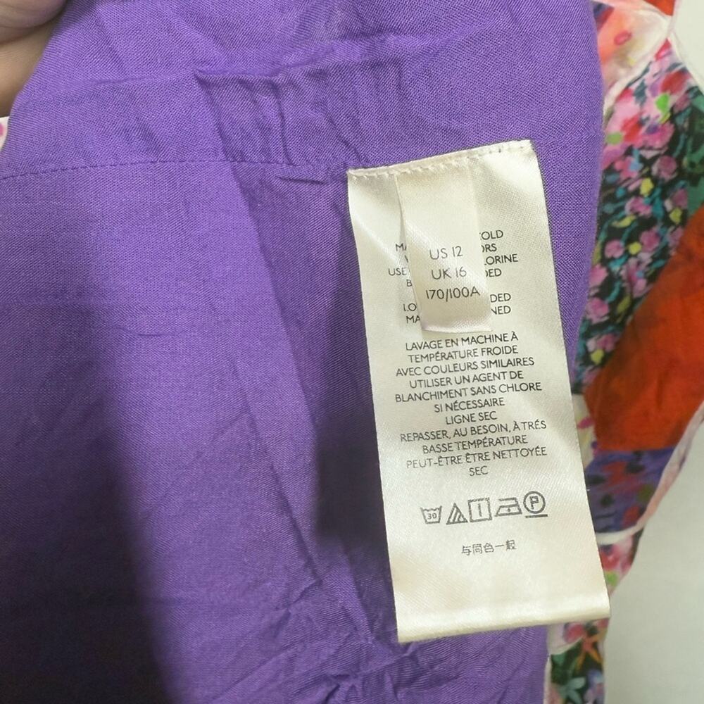 Anthropologie Square Neck Maxi Dress Size 12 - Picture 13 of 13